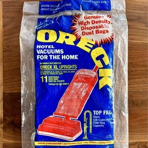 LOT of 3 Oreck Vacuum 1985 Upright Disposable Dust Bags XL Models 8000-11